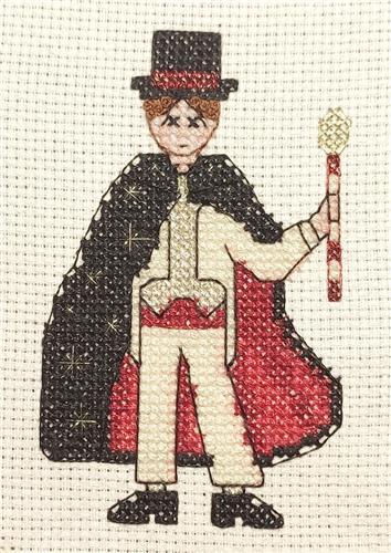 Circus Magician - Cute Embroidery by Kate