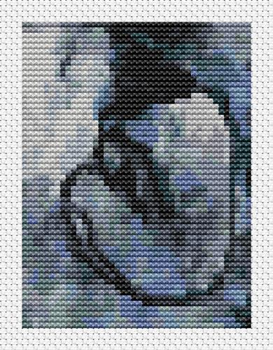 Blue Nude (Miniature Chart) - Art of Stitch, The