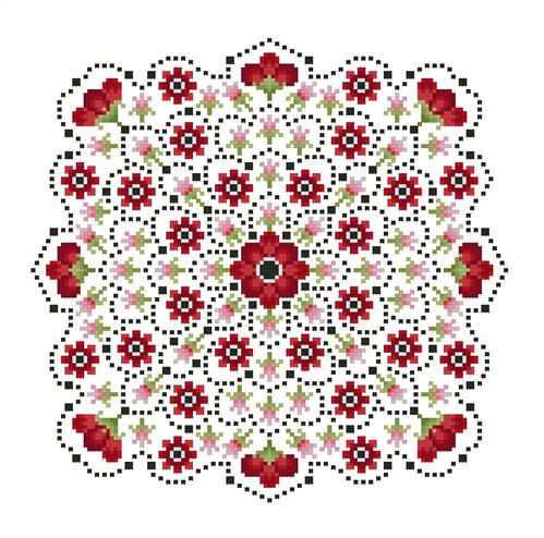Colorful Mandalas: Wind Flowers - Kitty & Me Designs