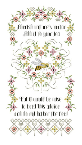 Do Not Bother The Bee Sampler - Kitty & Me Designs
