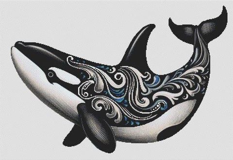 Killer Whale: Orca 2 - White Willow Stitching