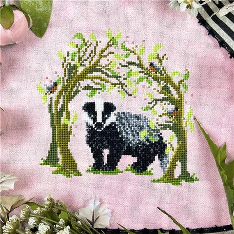 Badger In The Burrow - The Stitch Crypt