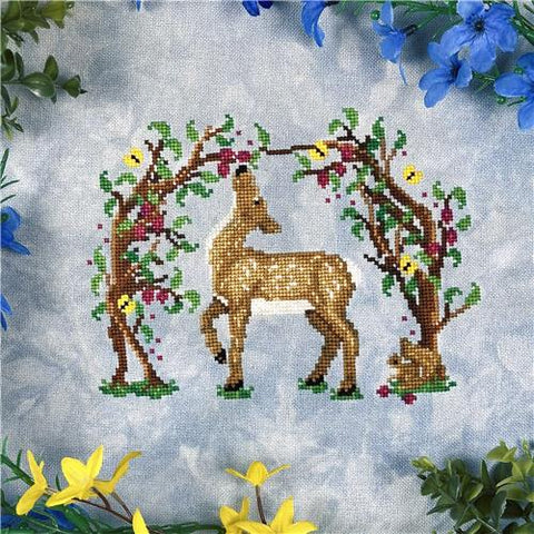 Deer In The Brambles - The Stitch Crypt