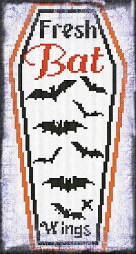 Halloween Label: Bat Wings - Alessandra Adelaide Needleworks