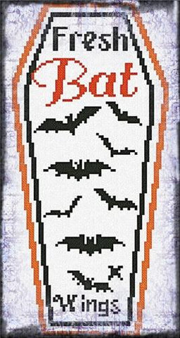 Halloween Label: Bat Wings - Alessandra Adelaide Needleworks