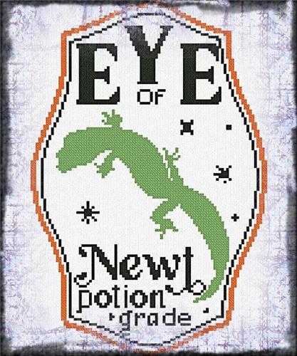 Halloween Label: Eye Of Newt - Alessandra Adelaide Needleworks