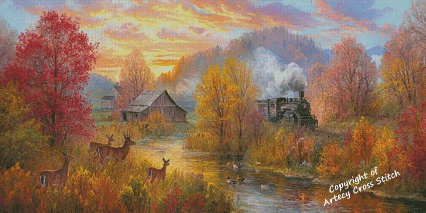 Southern Rails (Large) - Artecy Cross Stitch