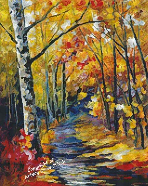 Mini Birch Forest - Artecy Cross Stitch