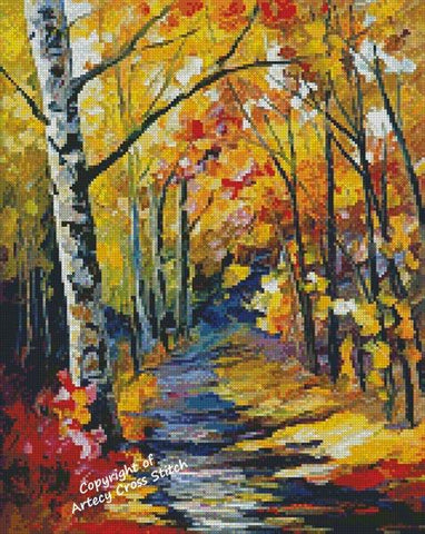 Mini Birch Forest - Artecy Cross Stitch