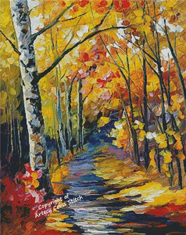Birch Forest - Artecy Cross Stitch