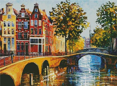 The Gateway To Amsterdam - Artecy Cross Stitch