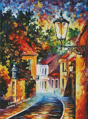 Night In Prague - Artecy Cross Stitch