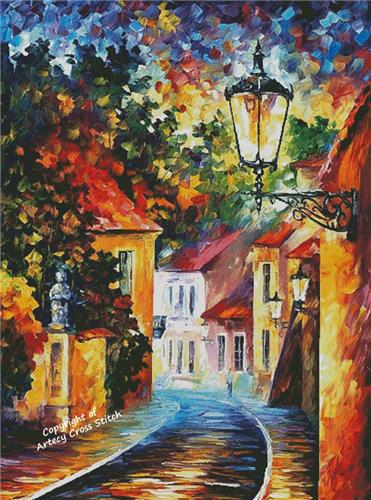 Night In Prague (Large) - Artecy Cross Stitch