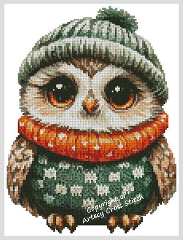 Little Winter Owl 1 - Artecy Cross Stitch