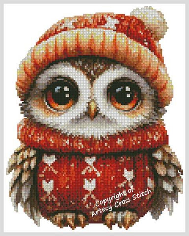 Little Winter Owl 2 - Artecy Cross Stitch