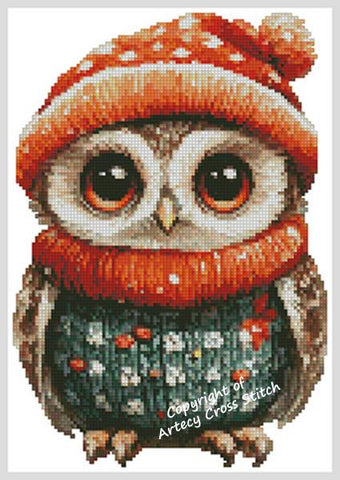 Little Winter Owl 4 - Artecy Cross Stitch