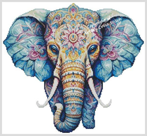 Elephant Mandala 2 - Artecy Cross Stitch
