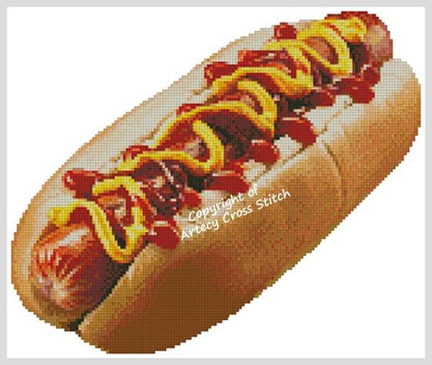 Hot Dog - Artecy Cross Stitch