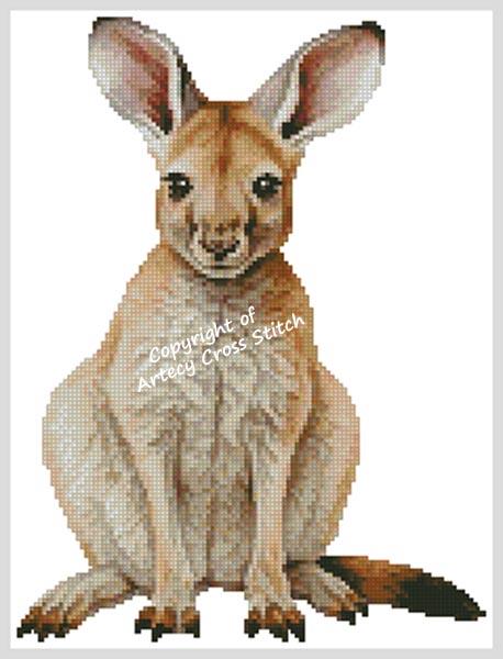 Baby Kangaroo - Artecy Cross Stitch