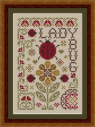 Ladybug: Gathered From The Garden - Happiness Is  HeartMade