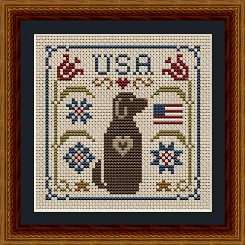 Dog Days: Patriotic USA Dog - Happiness Is  HeartMade