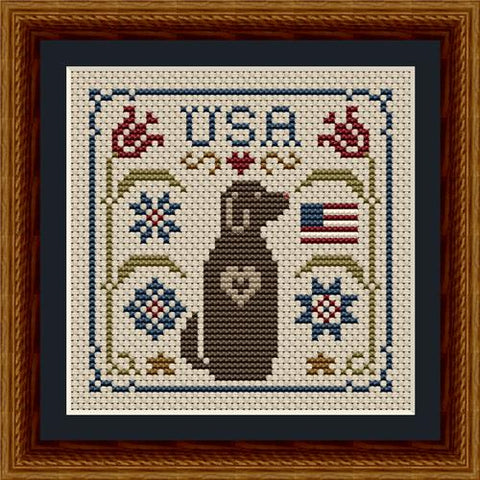 Dog Days: Patriotic USA Dog - Happiness Is  HeartMade