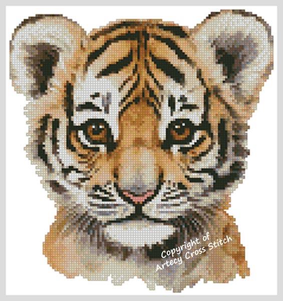 Baby Tiger - Artecy Cross Stitch