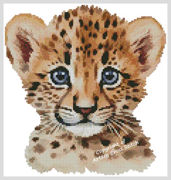 Baby Leopard - Artecy Cross Stitch
