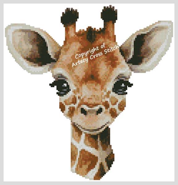 Baby Giraffe - Artecy Cross Stitch
