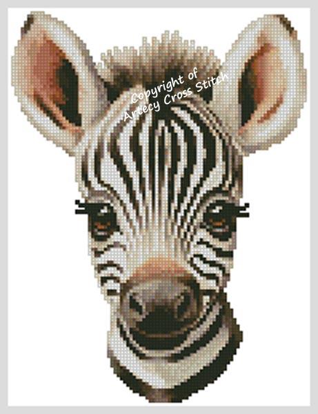 Baby Zebra - Artecy Cross Stitch