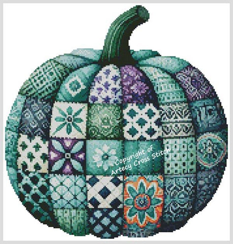 Patchwork Pumpkin 2 - Artecy Cross Stitch