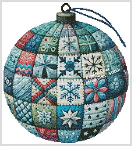 Patchwork Bauble 2 - Artecy Cross Stitch