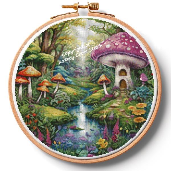 Fantasy Forest Hoop 1 - Artecy Cross Stitch
