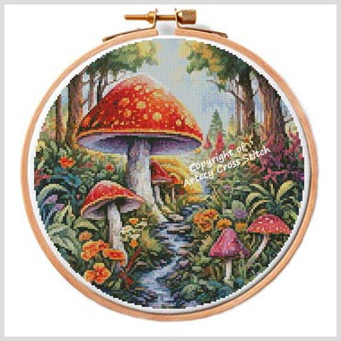 Fantasy Forest Hoop 2 - Artecy Cross Stitch