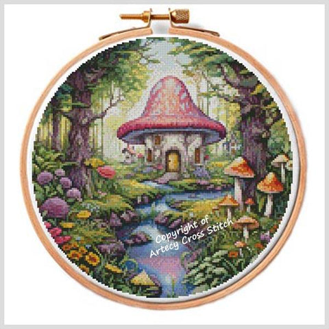 Fantasy Forest Hoop 4 - Artecy Cross Stitch