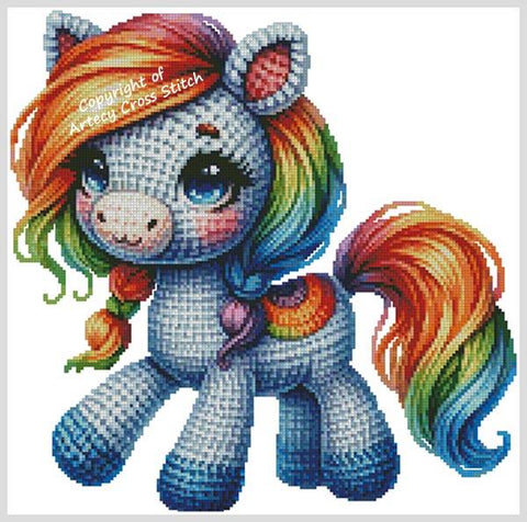 Knitted Pony 3 - Artecy Cross Stitch