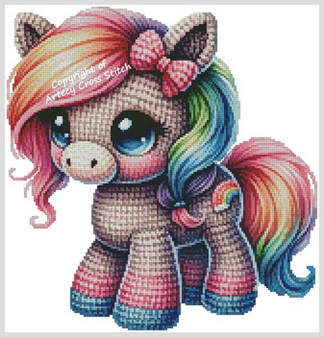 Knitted Pony 4 - Artecy Cross Stitch