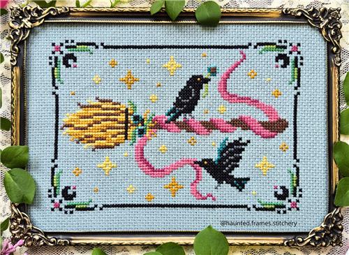 The Witch's Broom - Haunted Frames