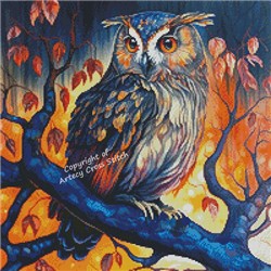 Mini Sunset Owl - Artecy Cross Stitch
