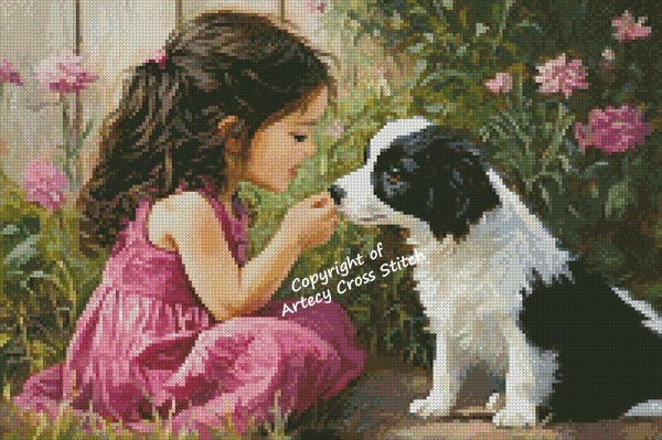 Mini Puppy Love - Artecy Cross Stitch