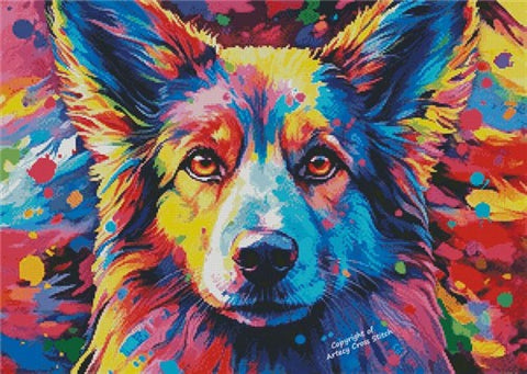 Bright Dog - Artecy Cross Stitch