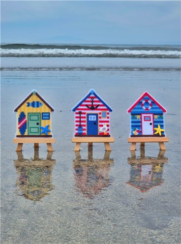 Beach Houses - Cute Embroidery by Kate
