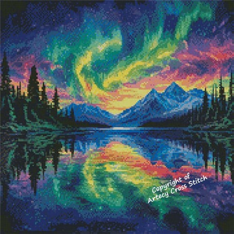 Northern Lights 1 - Artecy Cross Stitch