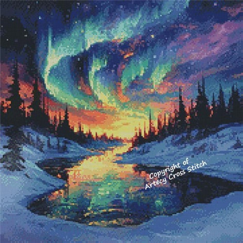 Northern Lights 3 - Artecy Cross Stitch