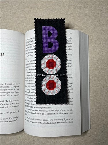 Boo Bookmark  - Stitchnmomma
