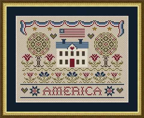 An American Home: Patriotic - Happiness Is  HeartMade