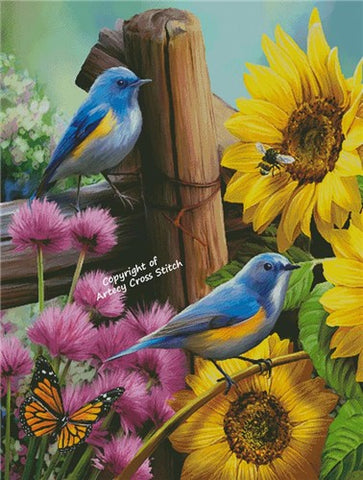 Sunflower Garden (Large) - Artecy Cross Stitch