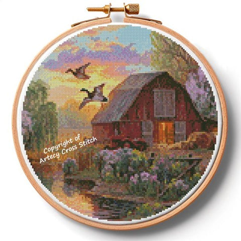 Spring Arrivals Hoop (Large) - Artecy Cross Stitch