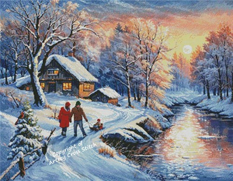 Snow River - Artecy Cross Stitch