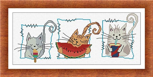 Summer Cats - Alessandra Adelaide Needleworks